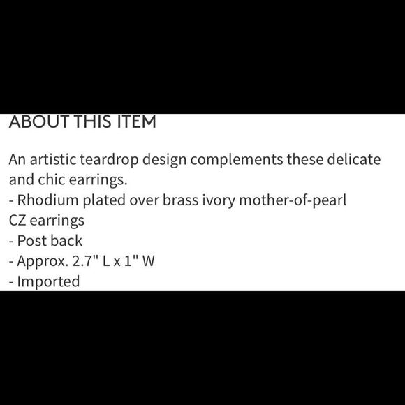❌Last deal ❌Kendra  Scott pearl earring - Picture 9 of 11